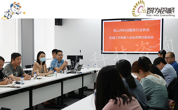 昆山市科技服務行業協會輪值工作會議在智為銘略順利召開