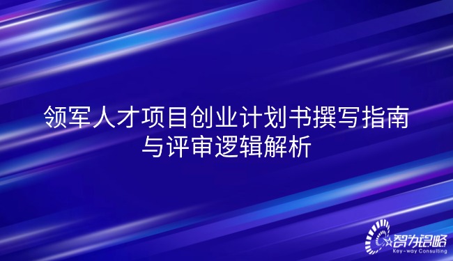 1764727034117277.jpg 領軍人才項目創業計劃書撰寫指南與評審邏輯解析.jpg